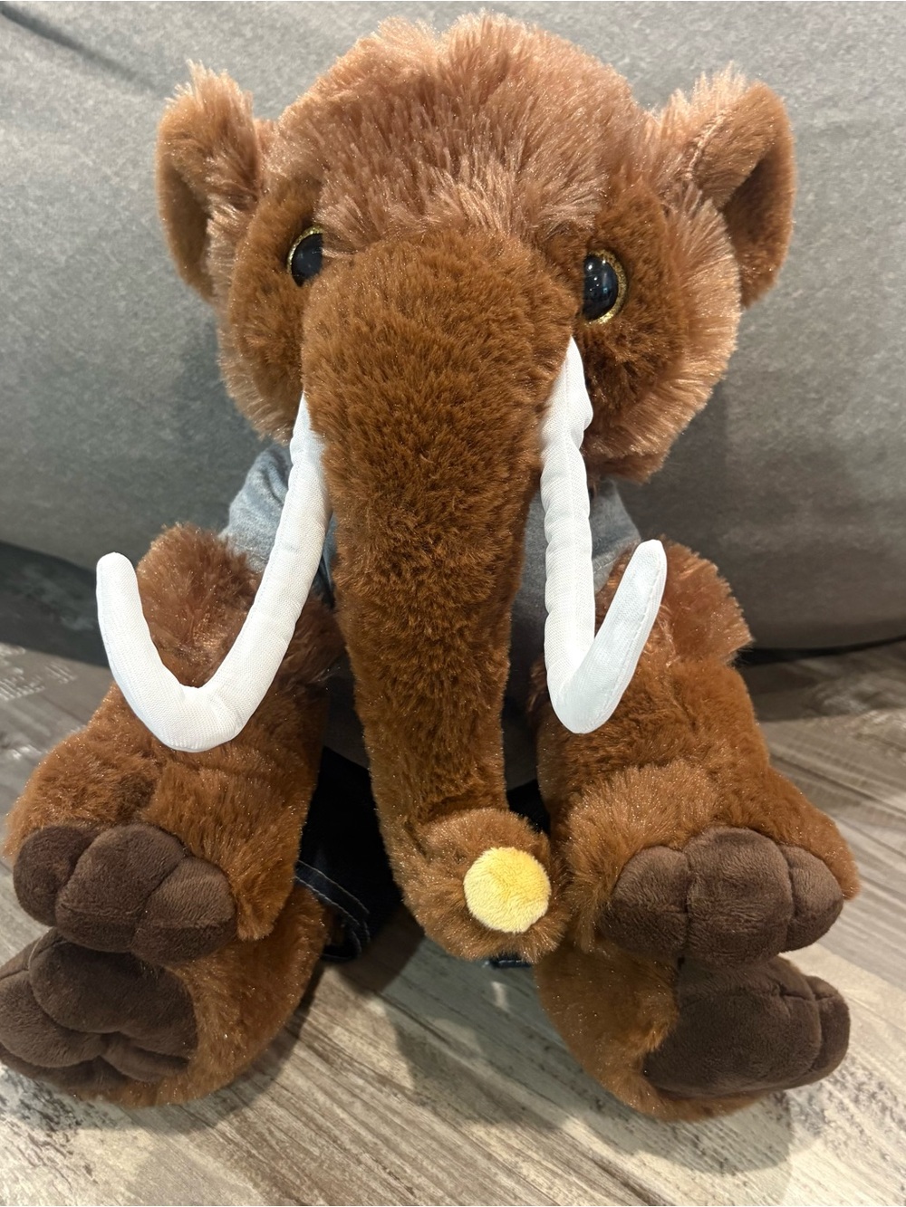 Mammoth Plush Stuffed Animal From The Bear Factory